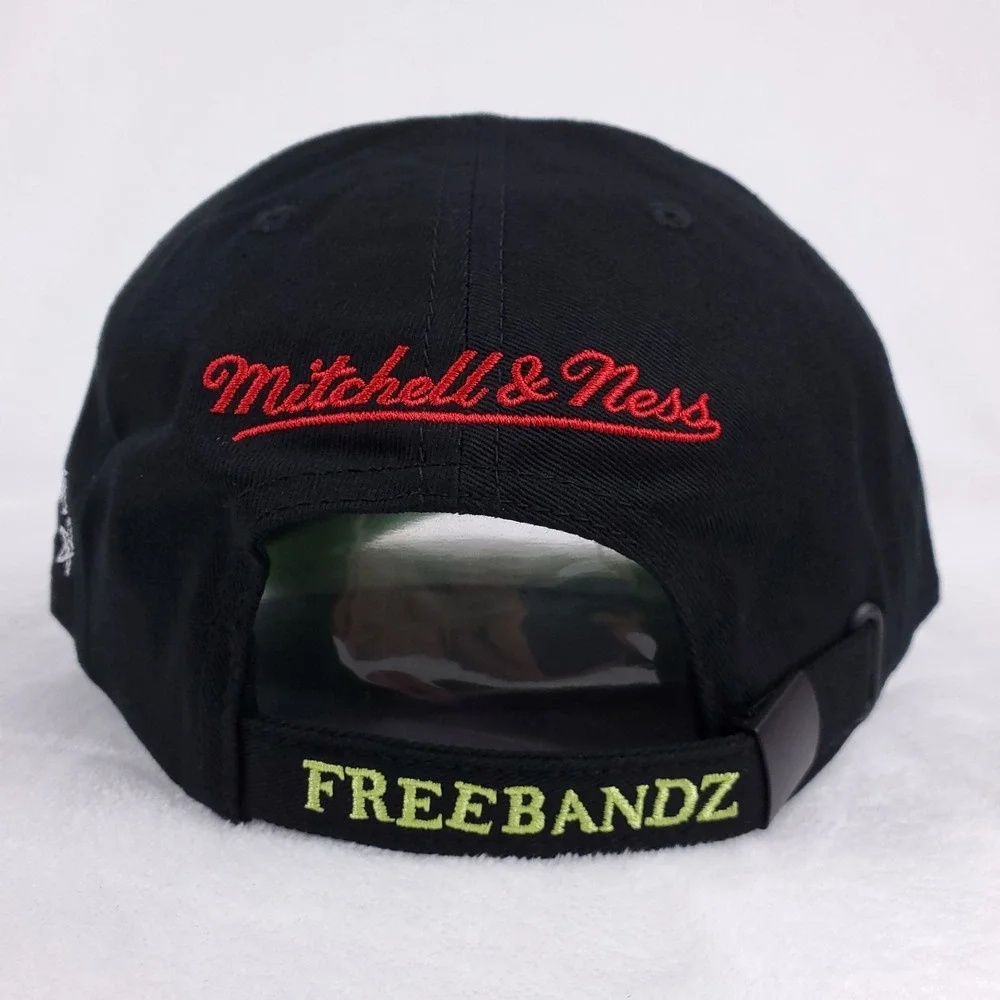 Future Atlanta Hawks‎ Mitchell & Ness NBA Dad Hat Cap BR Remix Black NWT